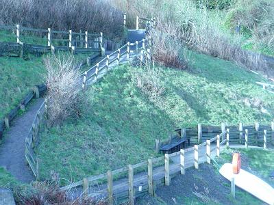 Wheelchair path to beach Aberporth